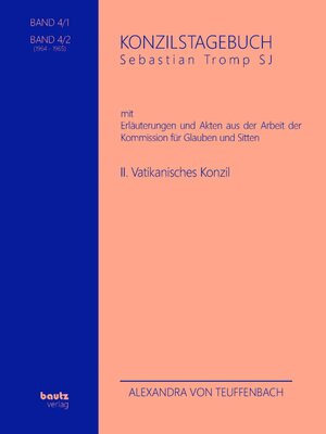 cover image of KONZILSTAGEBUCH Sebastian Tromp SJ